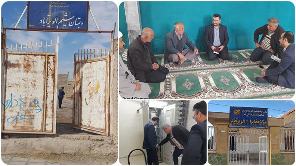 بازدید میدانی روستای الویرآباد و بررسی درخواست ها و مشکلات
