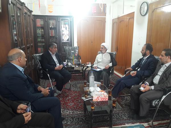 دیدار آقای مهندس هانی مدیر کل ICT قم با حجت الاسلام ذوالنوری نماینده مجلس شورای اسلامی