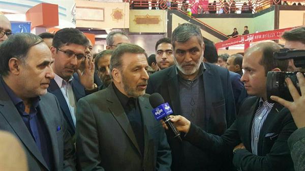 بازدید دکتر واعظی وزیر محترم ارتباطات و فناوری اطلاعات از نمایشگاه الکامپ قم