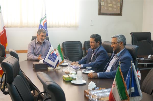 جلسه مشترک مدیر کل ICT  با مدیریت شعب پست بانک استان