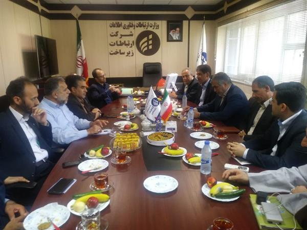 برگزاری مراسم تودیع و معارفه مدیر کل ارتباطات زیرساخت استان قم