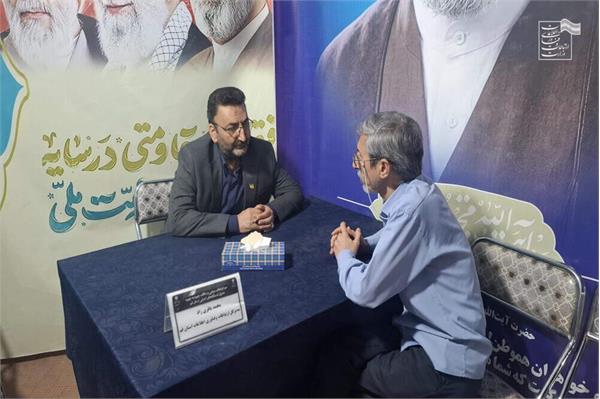 حضور مهندس باقری‌زاد در موکب «جان من ایران من»؛ پاسخگویی مستقیم به دغدغه‌های شهروندان در راستای پایداری ارتباطات