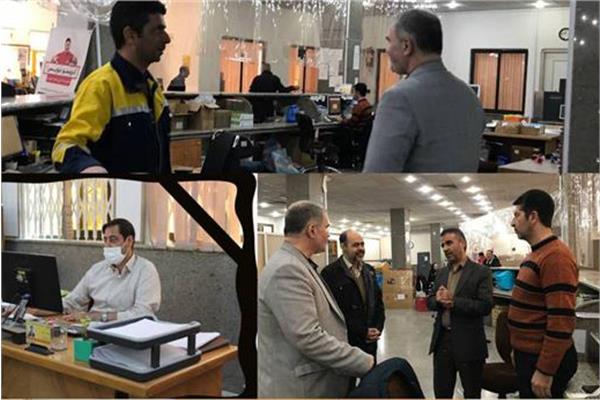 *بازدید سرزده مدیرعامل شرکت ملی پست از پست استان قم*