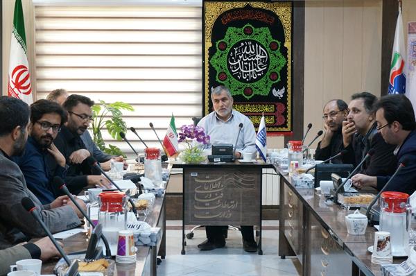 برگزاری جلسه همفکری و تعامل در حوزه گردشگری و سلامت در اداره کل ICT قم